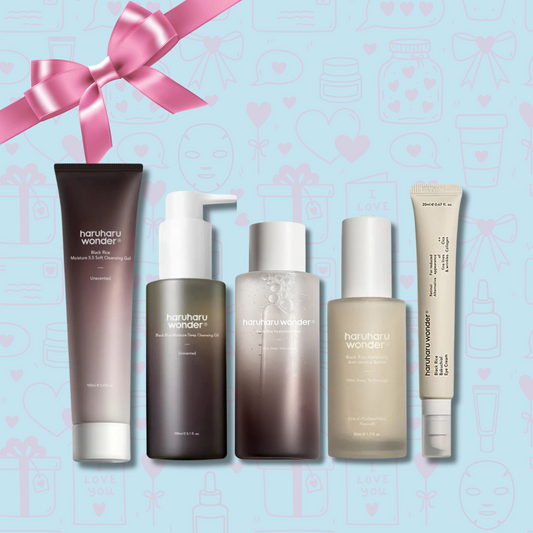 HaruHaru Black Rice Anti-Aging Ritual – 5-Step Skincare Set