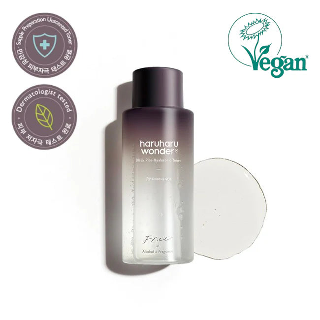 HaruHaru Wonder Black Rice Hyaluronic Toner (Free of Alcohol & Fragrance) 150ml