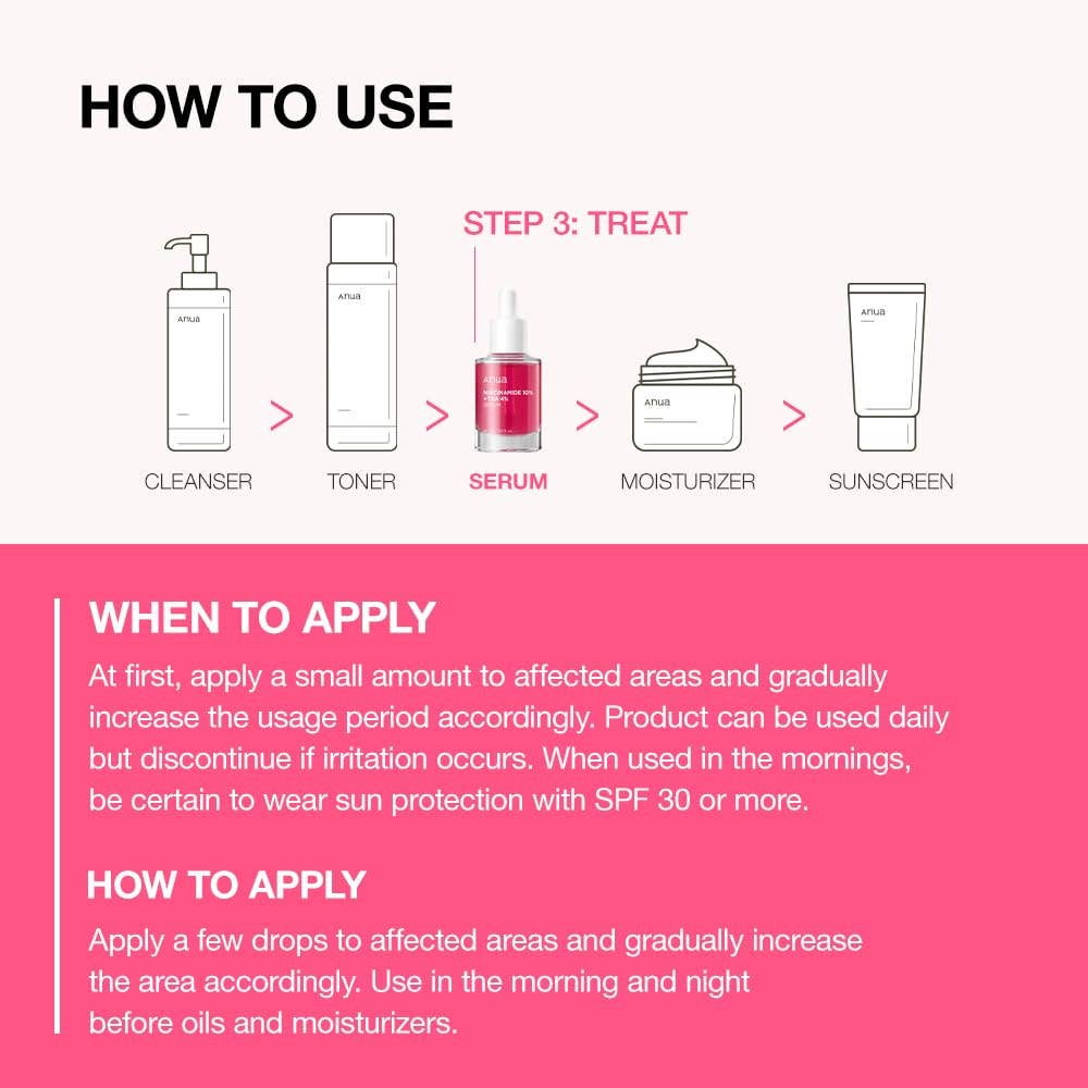 Anua Niacinamide 10% + TXA 4% Dark Spot Correcting Serum 1