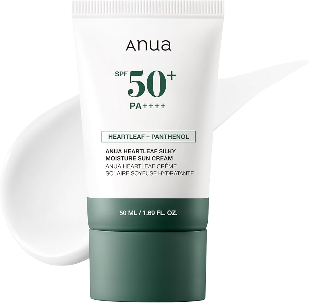 Anua Heartleaf Silky Moisture Sun Cream SPF50+ PA++++