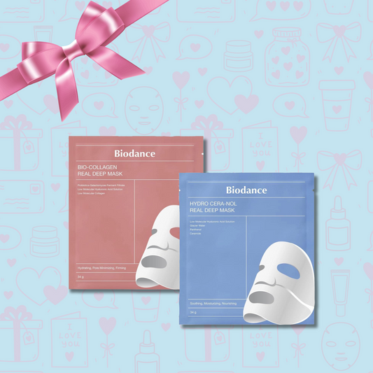 biodance bio collagen real deep mask, biodance hyro cera-nol deep mask overnight mask korean skincare gift giftset