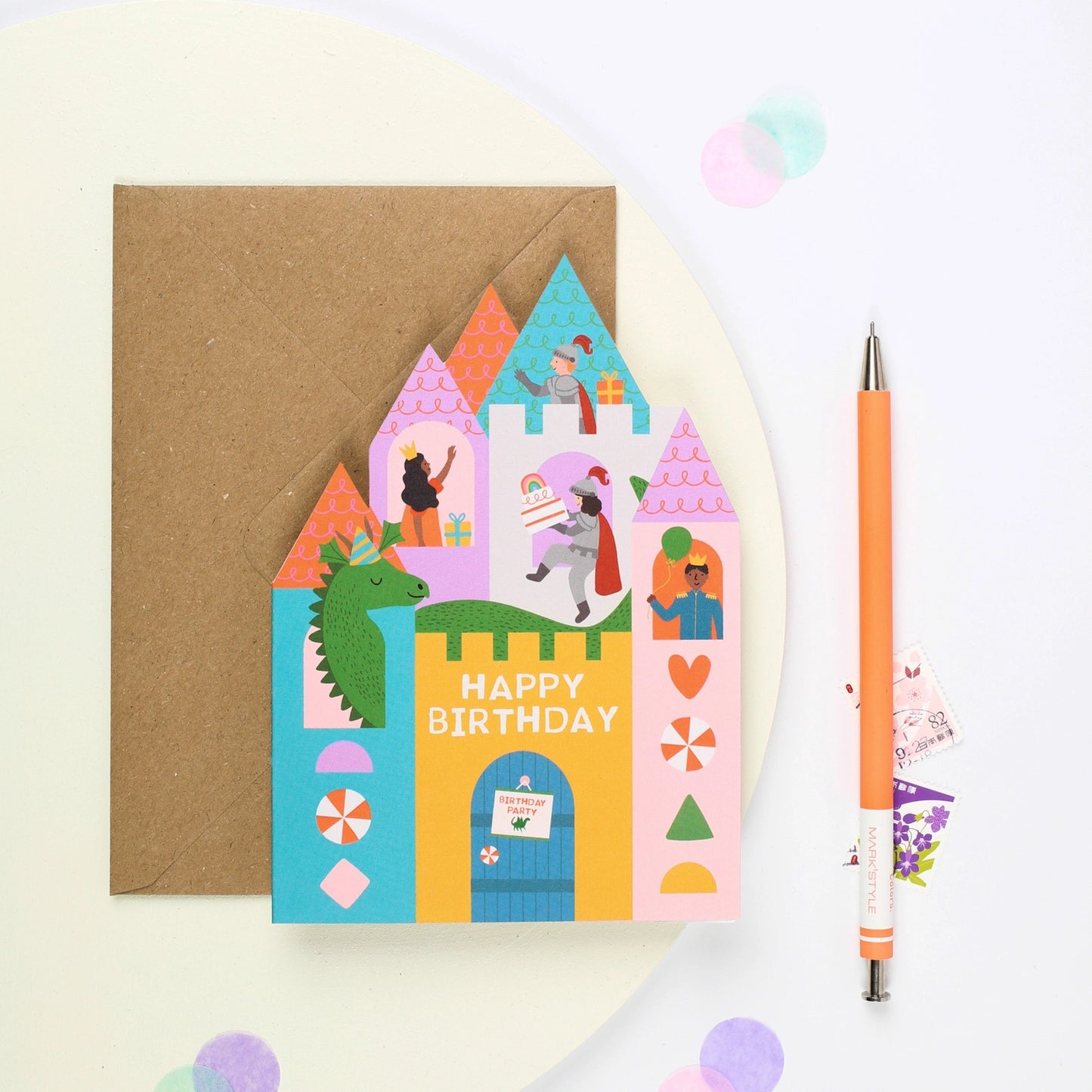 Castle Birthday card | Mifkins
