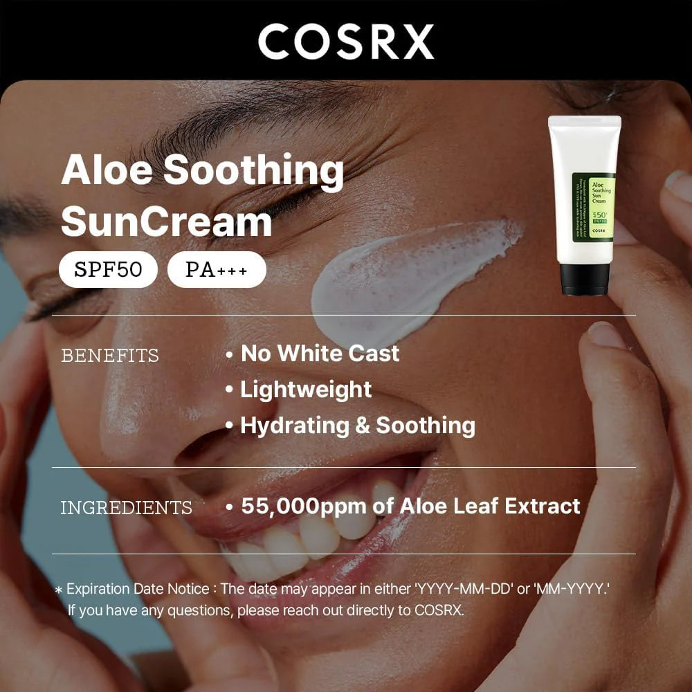 COSRX aloe soothing sun cream