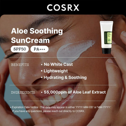 COSRX aloe soothing sun cream