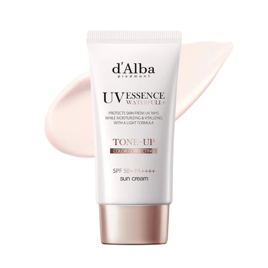 d'Alba Waterfull Tone-Up Pink Correcting Sun Cream SPF50+