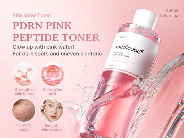 Medicube PDRN collagen pink peptide toner