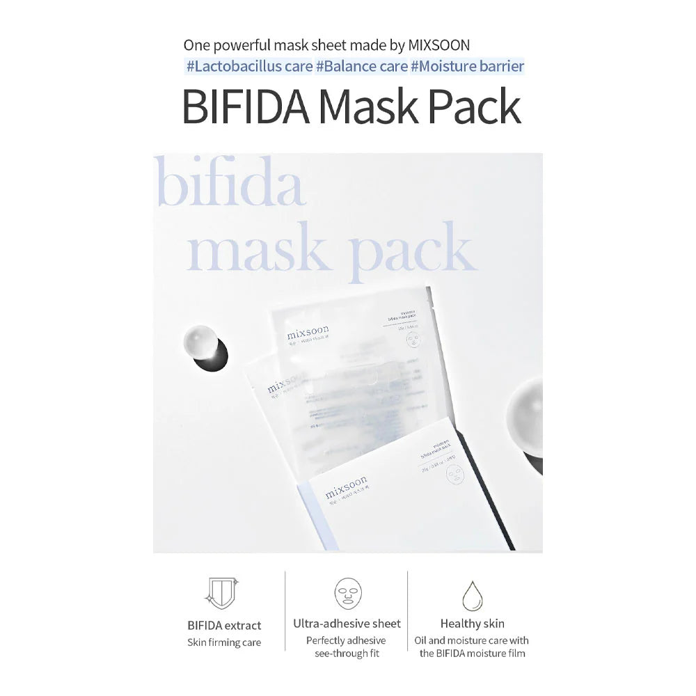 Mixsoon bifida sheet mask bubustore