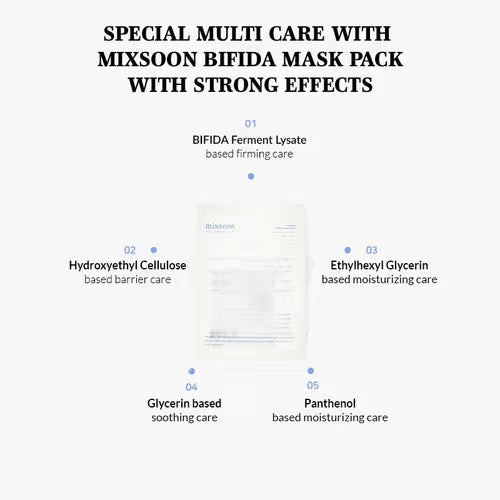 Mixsoon bifida sheet mask bubustore