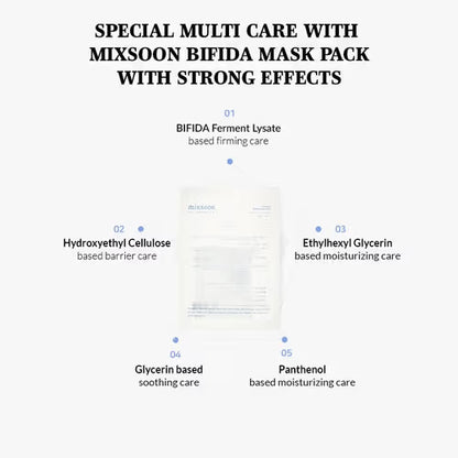 Mixsoon bifida sheet mask bubustore