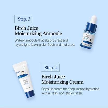 Round Lab Birch Moisturizing Travel Routine Trial Kit