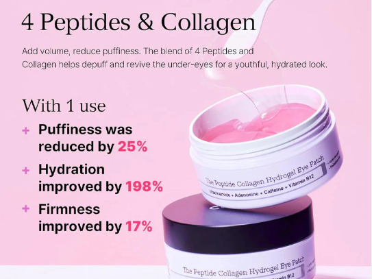 Cosrx peptide collagen hydrogel eye patch (60 patches)