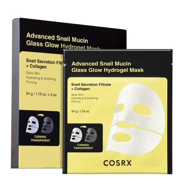 Cosrx advanced snail mucin glass glow sheet mask( 1pc )