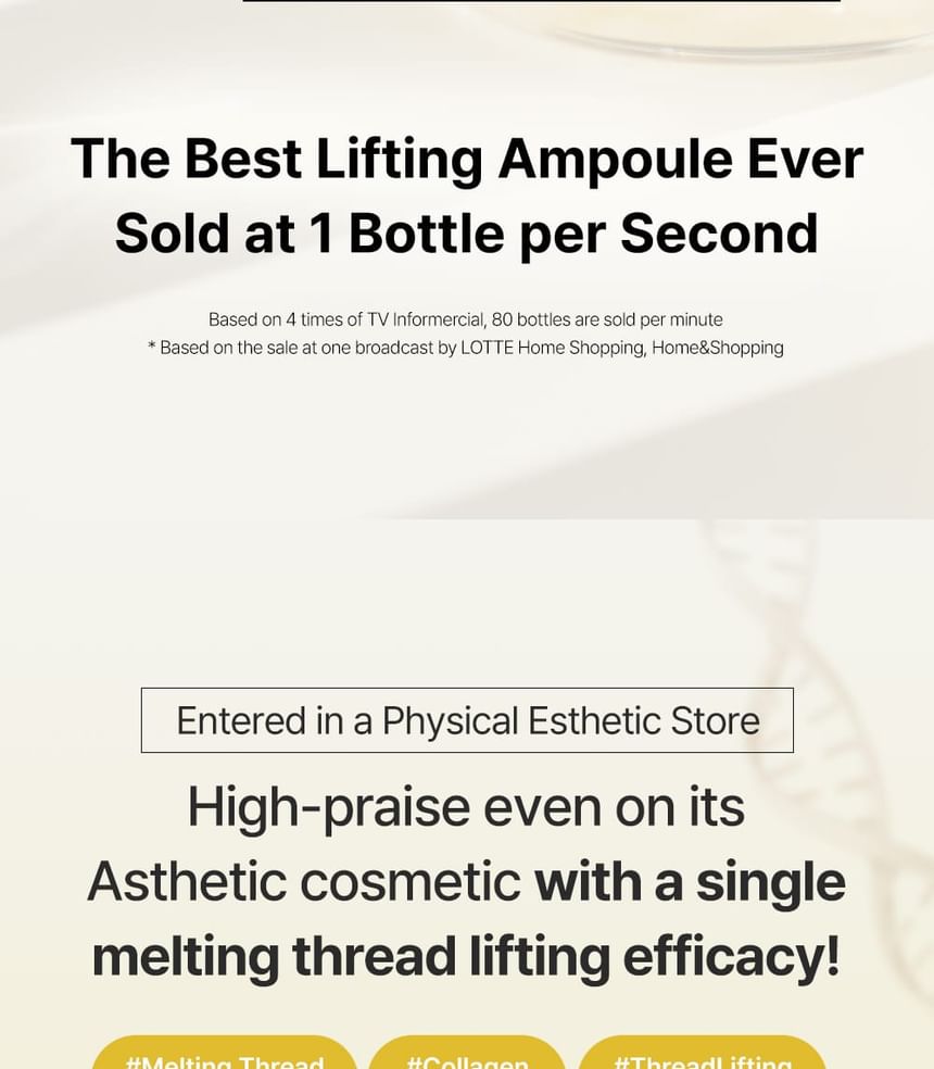 Sungboon Editor silk peptide intensive lifting Ampoule