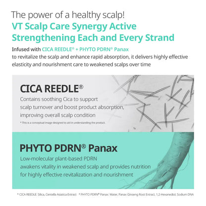 VT Cosmetics PDRN Reedle Shot Hair Ampoule 100dL