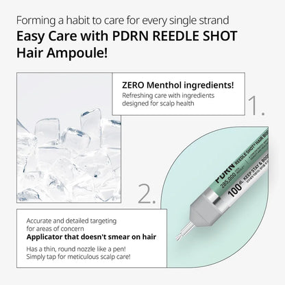 VT Cosmetics PDRN Reedle Shot Hair Ampoule 100dL