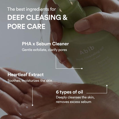 Abib Heartleaf Pore Cleansing Oil