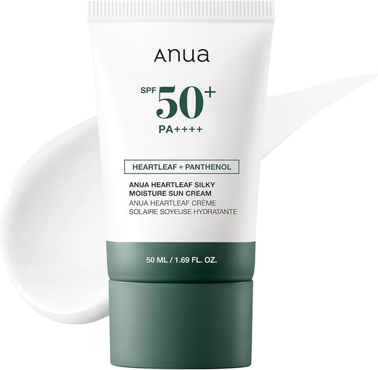 Anua Heartleaf Silky Moisture Sun Cream SPF50+ PA++++