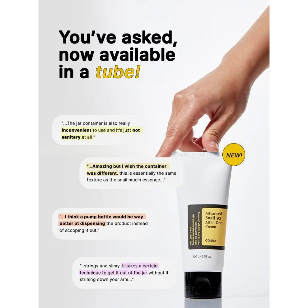 Cosrx Advanced snail 92 all in one cream tube