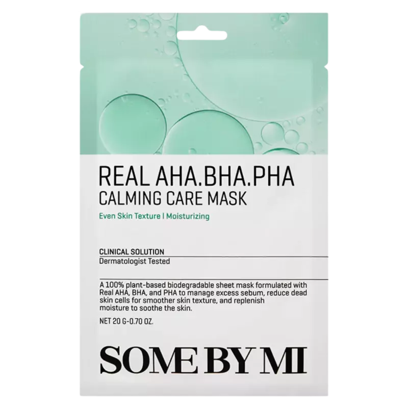 some By Mi Real AHA BHA PHA calming care mask bubustore